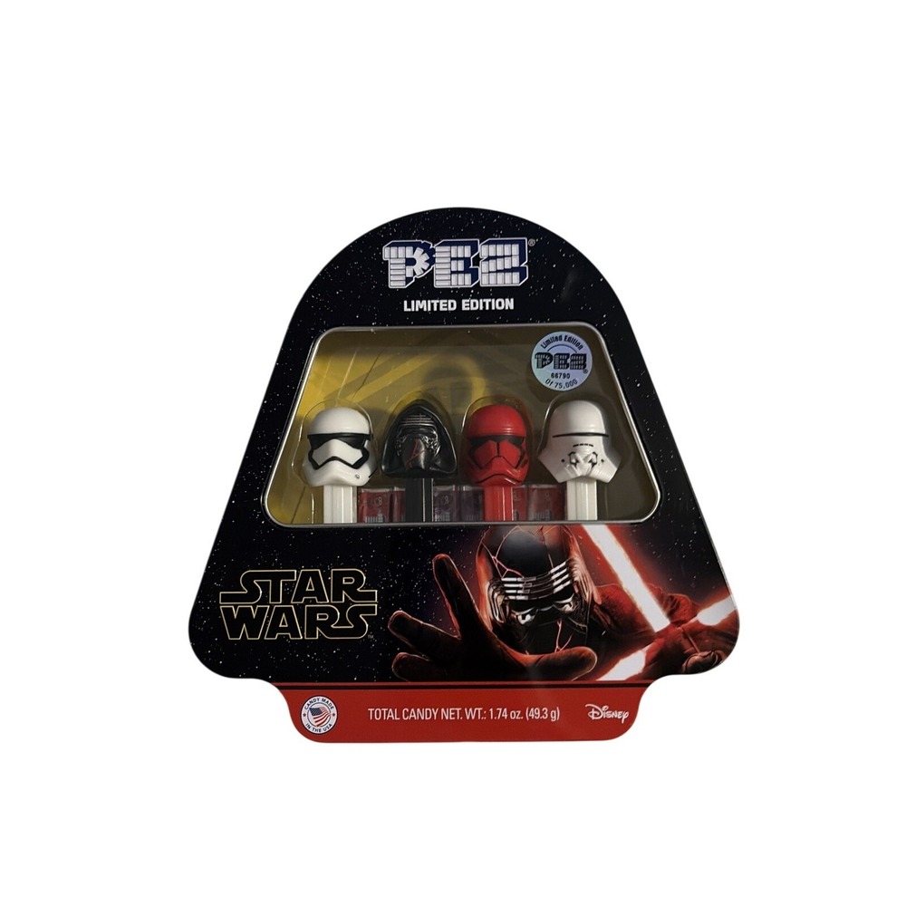 PEZ Star Wars Limited Edition Kylo Ren Gift Tin Set 4 Dispensers NWT Collectible